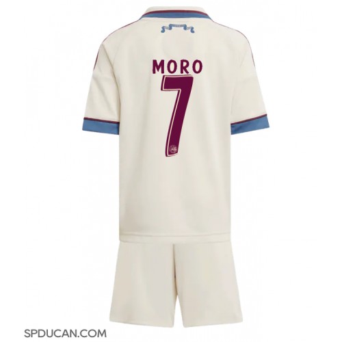 Dječji Nogometni Dres Ajax Raul Moro #7 Rezervni 2025-26 Kratak Rukav (+ Kratke hlače)